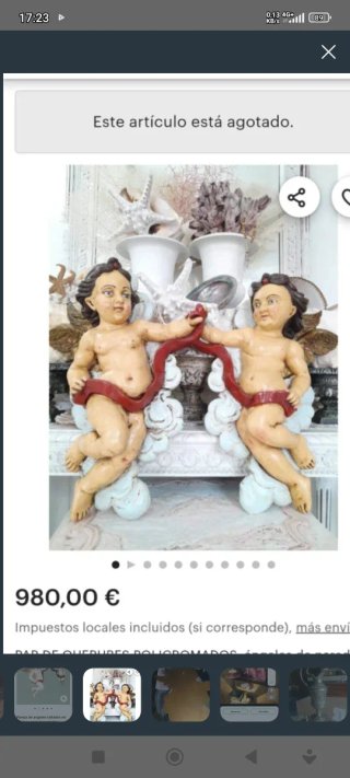 Antichi angeli decorativi