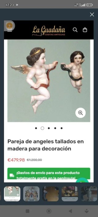 Antichi angeli decorativi