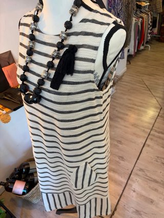 Vestido marinero rayas Talla L