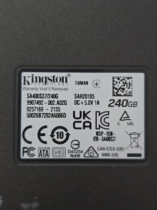 SSD Kingston A400 240GB SATA III