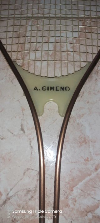 Raqueta de tenis vintage A. Gimeno