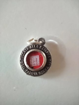 Sant' Antonio da Padova medaglia con reliquia
