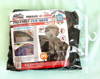 Parasol lateral coche tela extensible