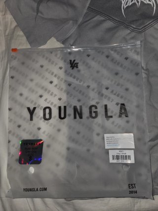 Camiseta deportiva YOUNGLA gris talla S