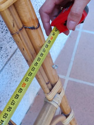 Cabecero de bambú 140 cm
