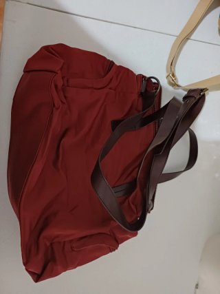 Bolso Rojo y Marrón