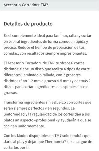 Cortador Thermomix TM7