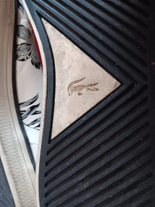 Zapatillas Lacoste Piel Flores Blancas