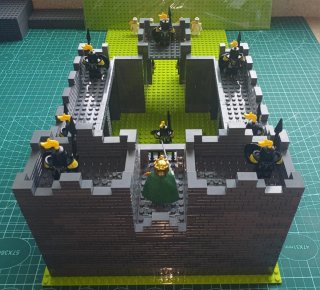 Castillo y figuras Lego compatibles...Más de mil