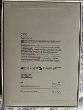 iPad (A-16) Wi-Fi Plata