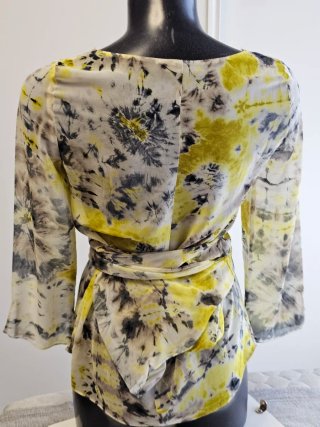 Blusa Zara Manga Larga Tie-Dye Talla M