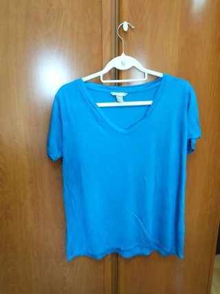 Camiseta manga corta H&M, talla L