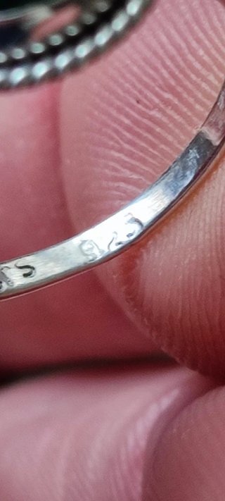 Anillo de Plata y Malaquita.
