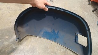 Cofano Derecho Vespa Cosa Azul