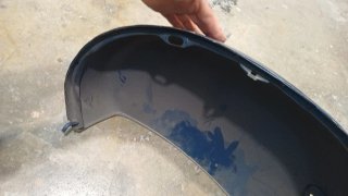 Cofano Derecho Vespa Cosa Azul