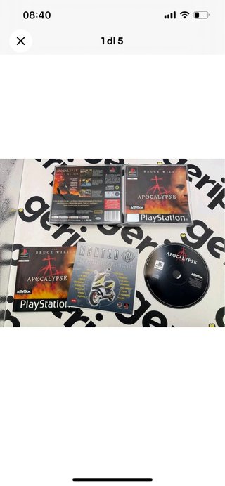 Apocalypse PS1 (PlayStation 1) Bruce Willis