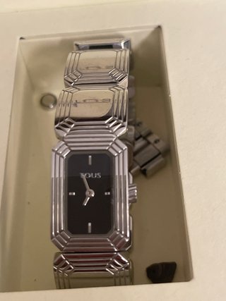 Reloj Tous Mujer Negro y Plateado