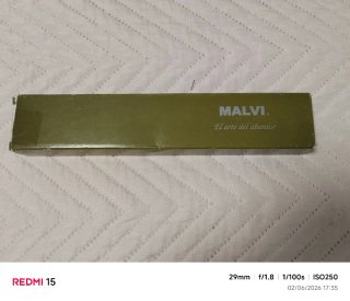 Abanico pintado a mano Malvi