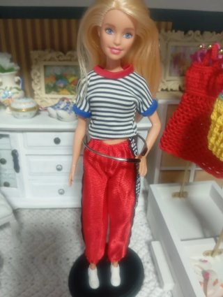 Conjunto Deportivo Barbie y Zapatillas