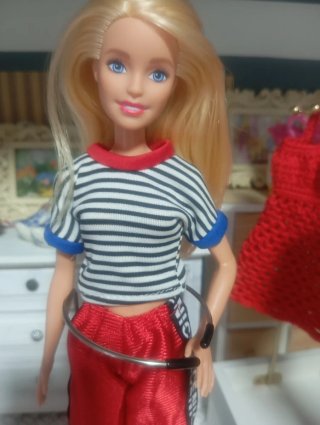 Conjunto Deportivo Barbie y Zapatillas