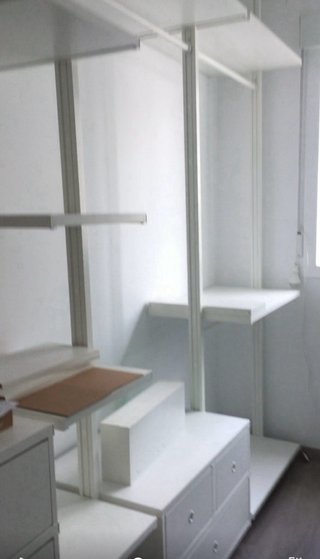 Vestidor modular blanco