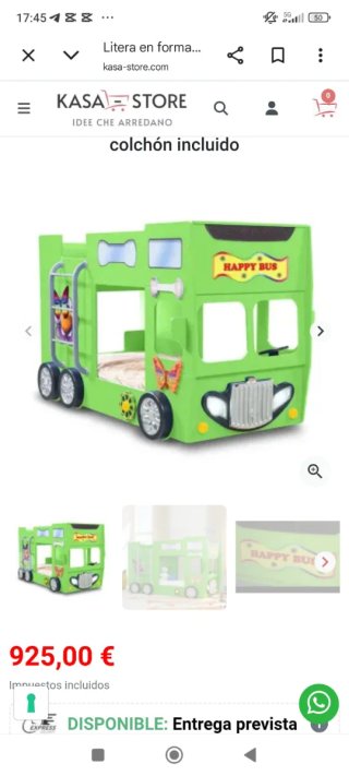 Litera Cama Tren Autobús Escolar