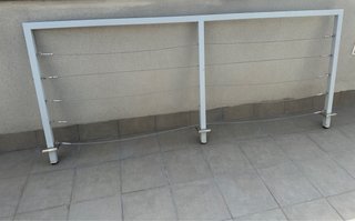 Valla de acero con cables REGALO