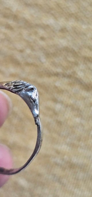 Anillo Plata Cabeza Caballo.