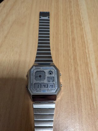Casio A130WE Reloj Digital Plata