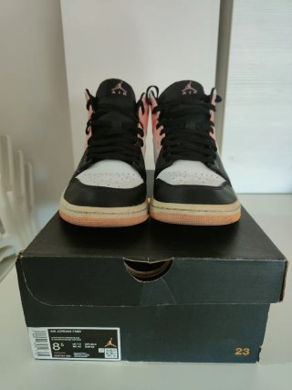 Nike Air Jordan 1 Mid Negro Rosa