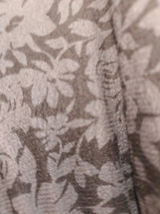 Vestido negro estampado