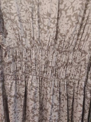 Vestido negro estampado