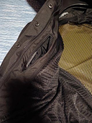 Chaqueta Moto Mujer Negra