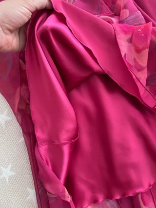 Vestido fiesta con fular talla única