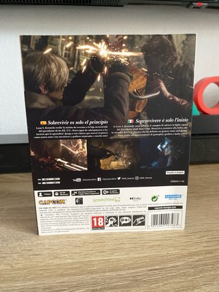 Caja cartón Steelbook RE4 PS5