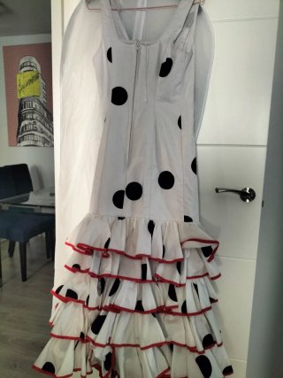 Traje de flamenca talla S