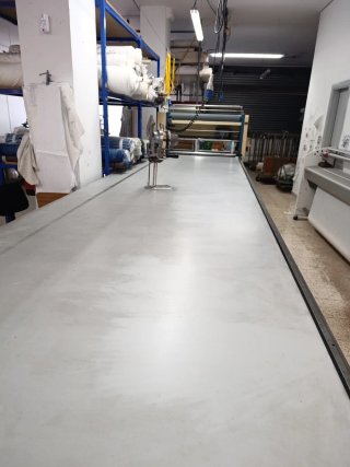 Máquina estendedora tubular + mesa 7m