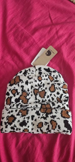 Gorro Carhartt Mujer Blanco y Marrón