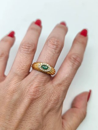 Anillo Oro 18kt Circonitas