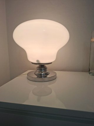 Lampada vintage vetro e metallo