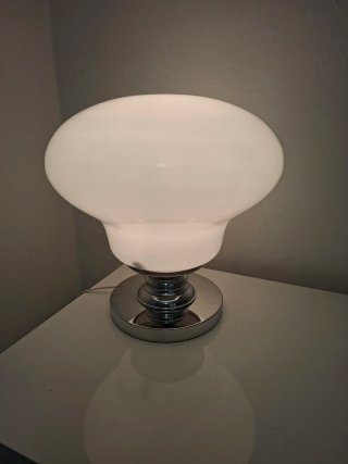 Lampada vintage vetro e metallo