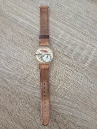 Reloj Swatch Correa Beige y Marrón
