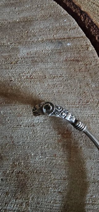 Brazalete Plata Estilo Etrusco  Cabezas Carnero.