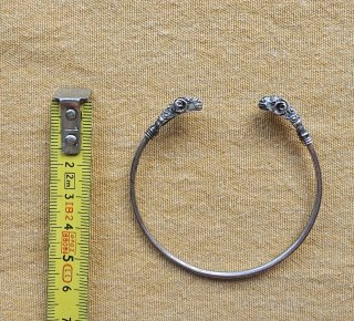Brazalete Plata Estilo Etrusco  Cabezas Carnero.