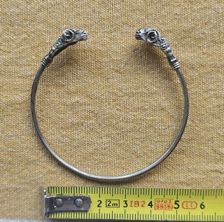 Brazalete Plata Estilo Etrusco  Cabezas Carnero.