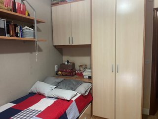Dormitorio juvenil melamina haya y cerezo