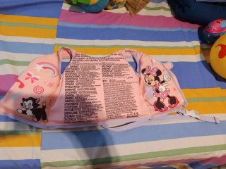 Chaleco flotador Minnie Mouse.