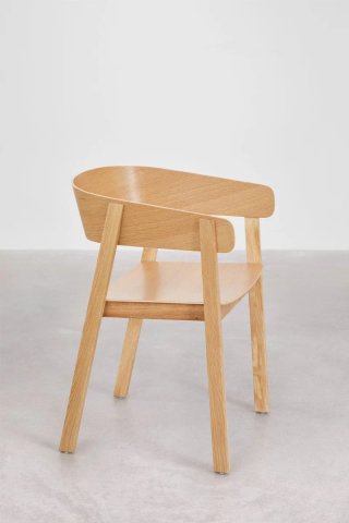 8 Sillas Madera sklum nuevas Modernas Reposabrazos