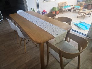 8 Sillas Madera sklum nuevas Modernas Reposabrazos