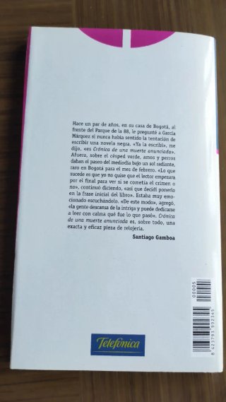 Crónica de una muerte anunciada - García Marquez